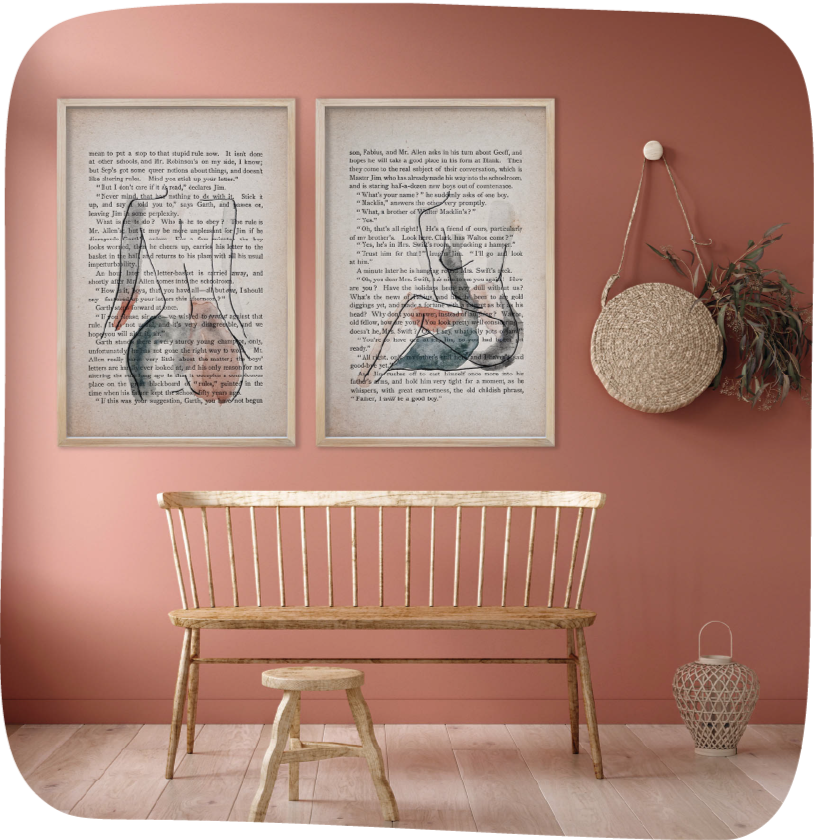 watercolour nude hand drawn illustration on vintage book pages, digital wall art, printable art, UK, England, United Kingdom